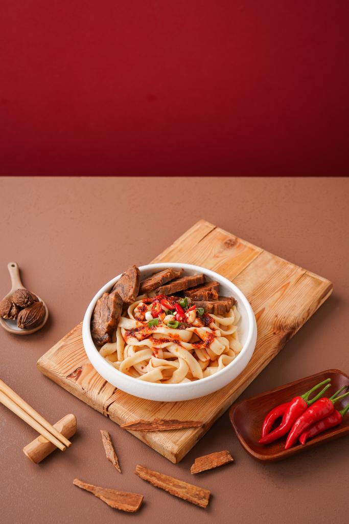 椒麻牛肉乾拌麵