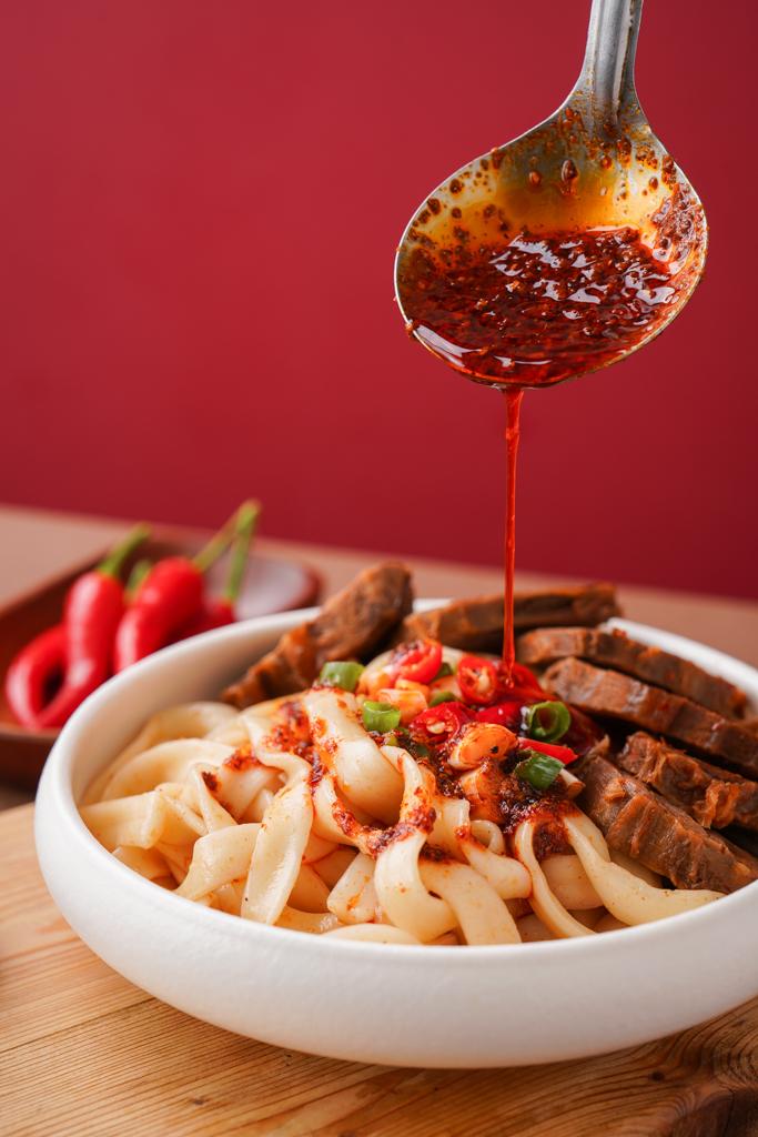 椒麻牛肉乾拌麵